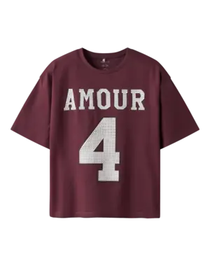 NAME IT Name It - NKF Sangy Amour 4 Relax Top - Burgundy Bordeaux
