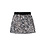 Sequin Sparkle Skirt -  Silver