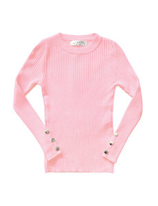  Nova Button Top - Blush Pink