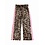 Soft Leopard Heart Pants - Brown/Pink