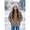 NAME IT Name it - NKF Mimosa Leopard Puffer Jacket - Brown Beige Toasted Coconut