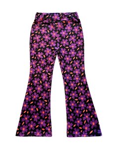  Violet Velvet Flower Flared - Purple/Black