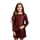 Party Sparkle Dress - Bordeaux/Bordeaux