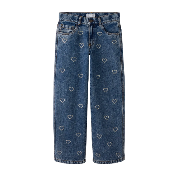 NAME IT Name It - NKFROSE WIDE RHINESTONE JEANS - Blue