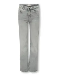 ONLY GIRLS Only - KOG Juicy HW Wide Leg Rea707 Jeans - Medium Grey Denim