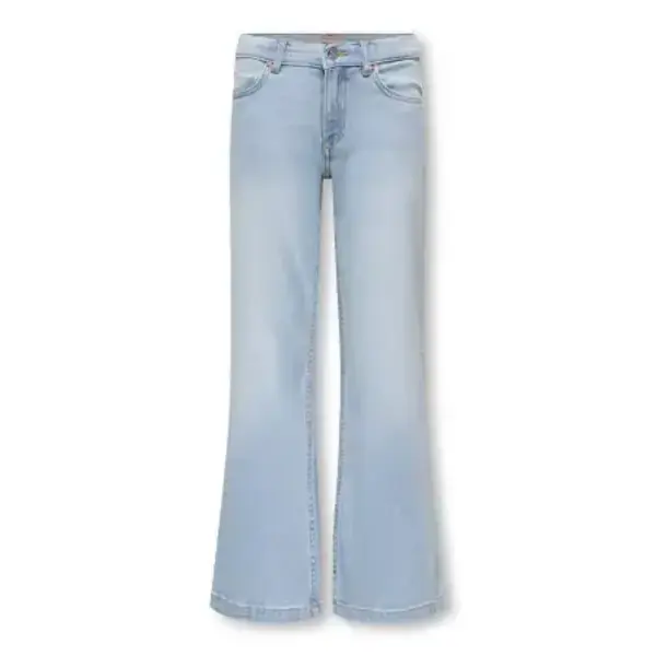 ONLY GIRLS Only - KOG California Wide Flared AKM217 Jeans - Light Blue Denim