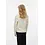 VERO MODA GIRLS Vero Moda - VM Doffy Intarsia O-Neck Pullover Sweater with Hearts - Beige