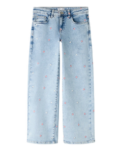 NAME IT Name It - NKFROSE MULTI HEART JEANS - Blue/Pink