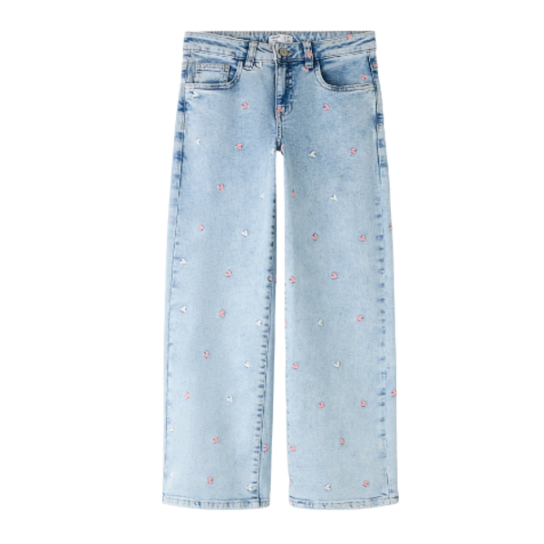 NAME IT Name It - NKFROSE MULTI HEART JEANS - Blue/Pink