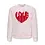 ONLY GIRLS Only - Lovely Printed Sweater - Light Pink/Red