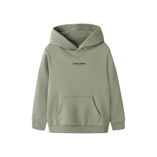 NAME IT Name It - NKM Brody Reg Sweater - Shadow Sage Green/Grey