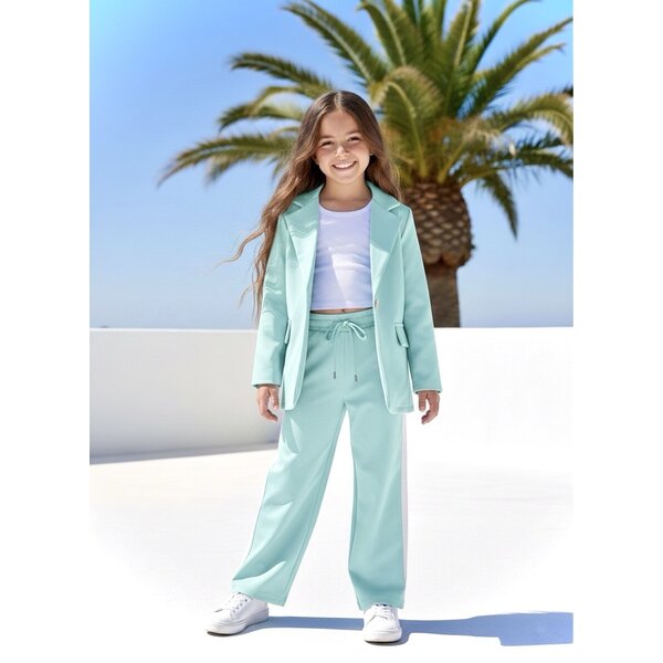 Bibi Blazer Set - Aqua