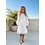 Broderie Ibiza Dress - White