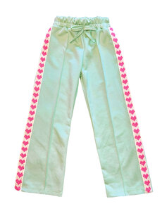  Soho Sporty Heart Pants - Mint/Pink