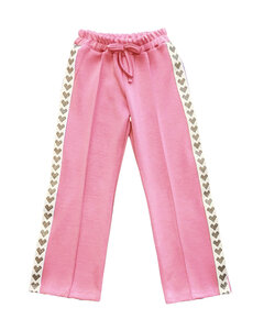  Soho Sporty Heart Pants - Candy Pink/Gold