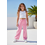 Soho Sporty Heart Pants - Candy Pink/Gold