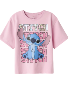 NAME IT Name It - Metallic Stitch Shirt - Pink