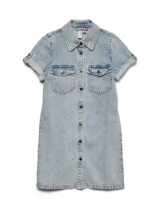 VERO MODA GIRLS Vero Moda -  Djennie Denim Dress - Light Blue Denim