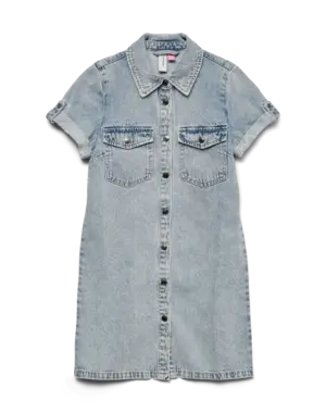 VERO MODA GIRLS Vero Moda -  Djennie Denim Dress - Light Blue Denim