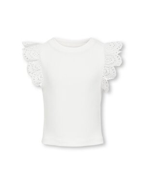 ONLY GIRLS ONLY - Roxy Ruffle Top - White