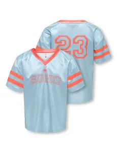 ONLY GIRLS ONLY - Lulu Soho Shirt - Light Blue/Orange