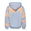 ONLY GIRLS Only - L'amour Heart Hoodie Sweater - Light Blue/Orange