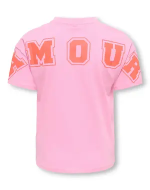 ONLY GIRLS Only - Amoura Print Shirt - Pink/Orange