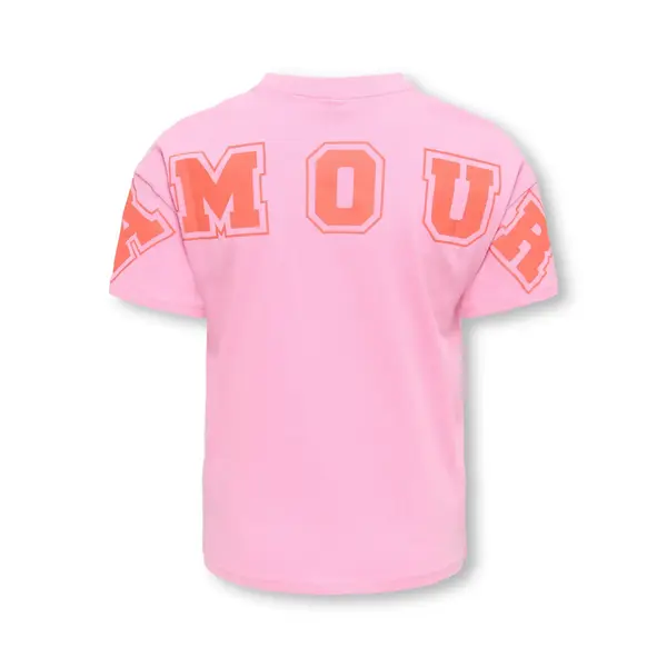 ONLY GIRLS Only - Amoura Print Shirt - Pink/Orange