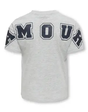 ONLY GIRLS Only - Amoura Print Shirt - Light Grey/Black