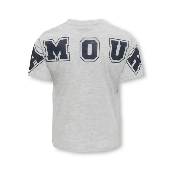 ONLY GIRLS Only - Amoura Print Shirt - Light Grey/Black