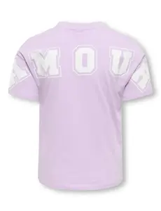 ONLY GIRLS Only - Amoura Print Shirt - Lila/White