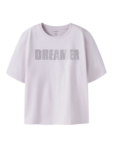 NAME IT Name It - Dreamer Rhinestone Shirt - Light Lavender