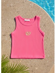  You and Me Tank Top - Happy Pink