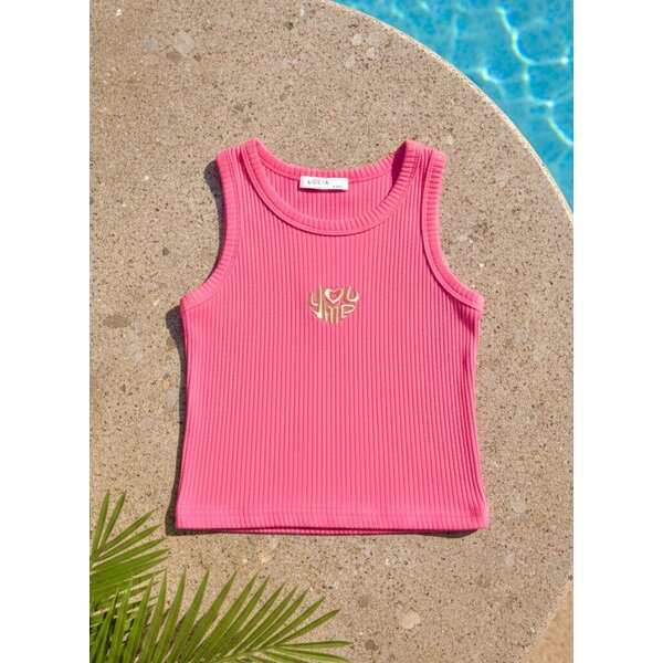 You and Me Tank Top - Happy Pink