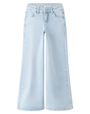 NAME IT Name It - NKF Polly X Wide Jeans - Light Blue Denim