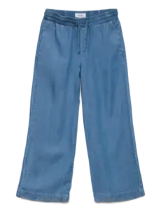 VERO MODA GIRLS Vero Moda - Bree Long Loose Pants - Medium Blue Denim