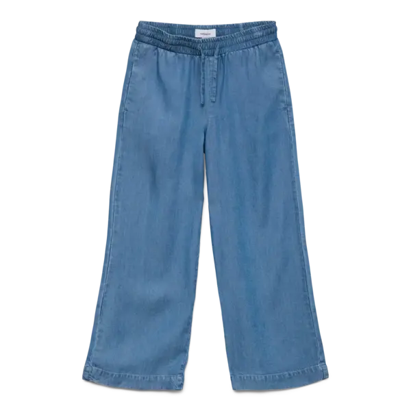 VERO MODA GIRLS Vero Moda - Bree Long Loose Pants - Medium Blue Denim