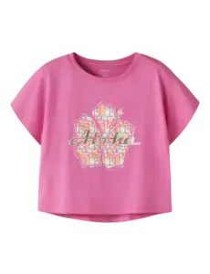 NAME IT Name It - Helen Aloha Flower Shirt - Pink