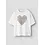 NAME IT Name It - Fahiraz Heart Shirt - White/Leopard Brown