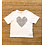 NAME IT Name It - Fahiraz Heart Shirt - White/Leopard Brown
