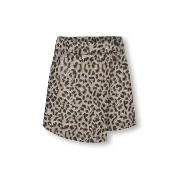 ONLY GIRLS ONLY - Anlie-Naomi Leopard Skort - Beige/Brown