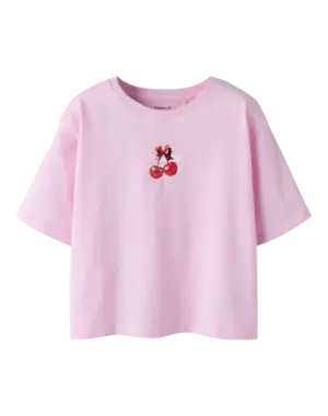 NAME IT Name It - Farinaz Cherry Shirt - Pink