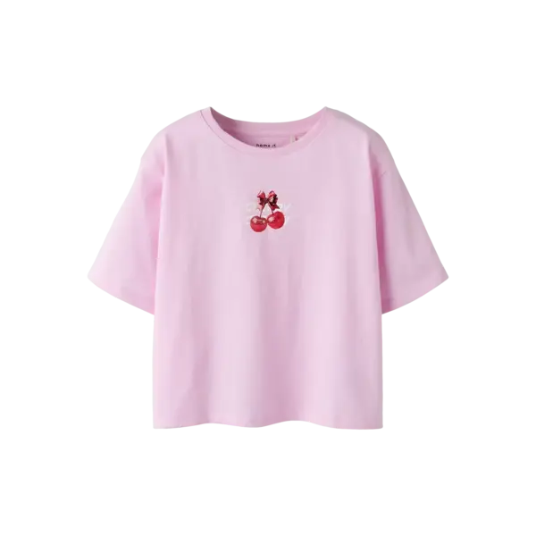 NAME IT Name It - Farinaz Cherry Shirt - Pink