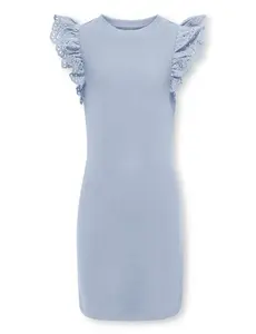 ONLY GIRLS ONLY - Drea Ruffle Dress - Light Blue