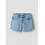 NAME IT Name It - Bella Reg Multi Heart Denim Short - Light Blue