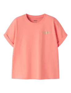 NAME IT Name It - Ville Sun Loose Shirt - Fusion Coral