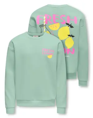 ONLY GIRLS Only - Canasta Fresh Lemon Foam Sweater - Aqua Mint