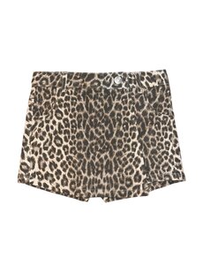 ONLY GIRLS ONLY - Anlie-Naomi Leopard Skort - Beige/Brown