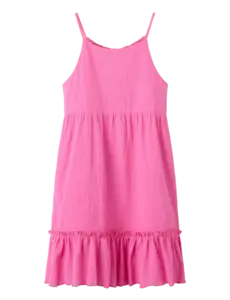 NAME IT Name It - Fimia with Beautiful Back Dress - Pink