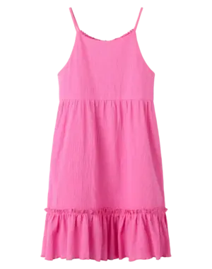 NAME IT Name It - Fimia with Beautiful Back Dress - Pink